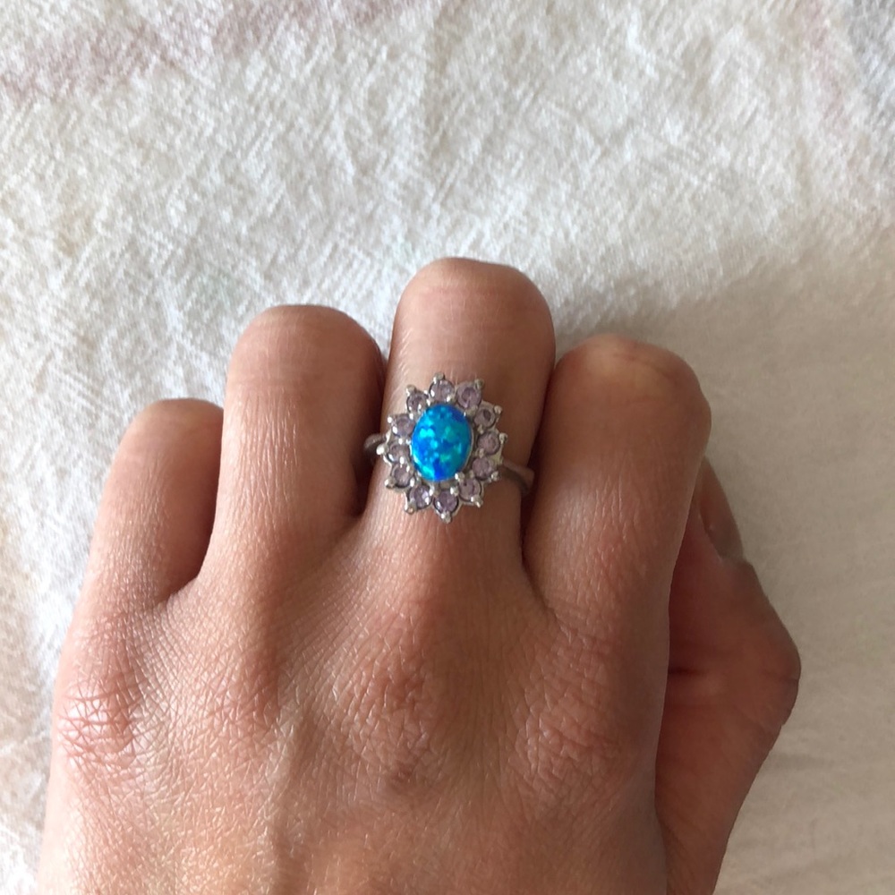 Blue Opal Ring - image 4